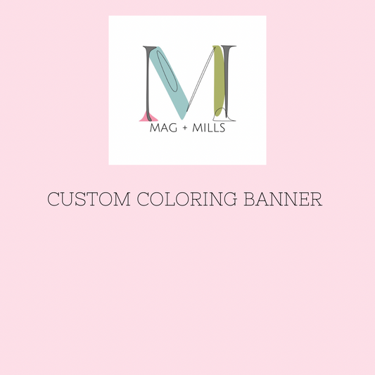 Custom Coloring Banner