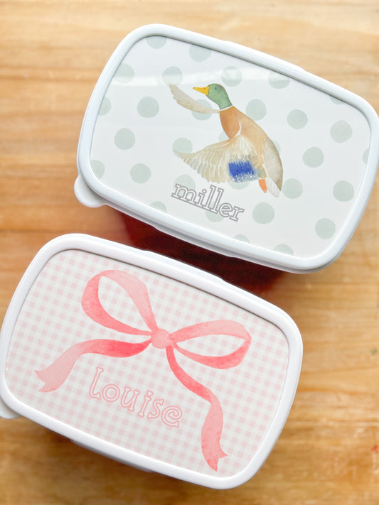 *Design Your Own* Kids Lunch Box {2 compartments}