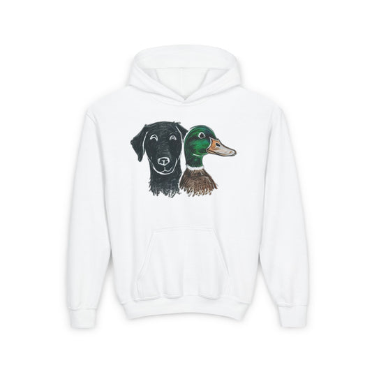 Dog and Duck Youth Hoodie