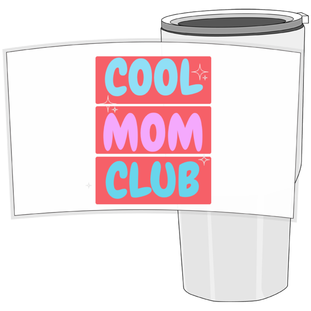40 Oz Tumbler With Handle Overstimulated Moms Club Smile 
