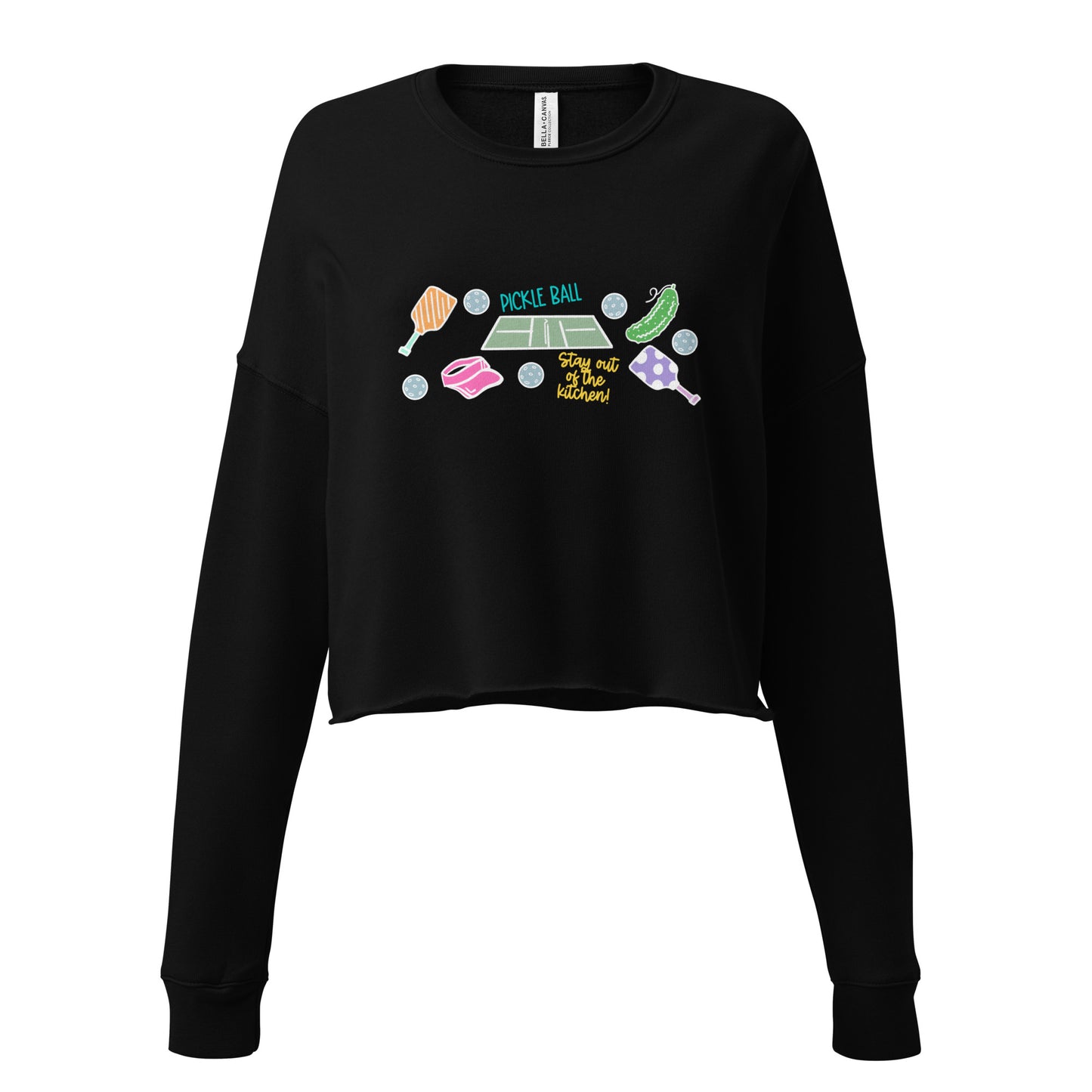 Pickleball Women's Cropped Sweatshirt