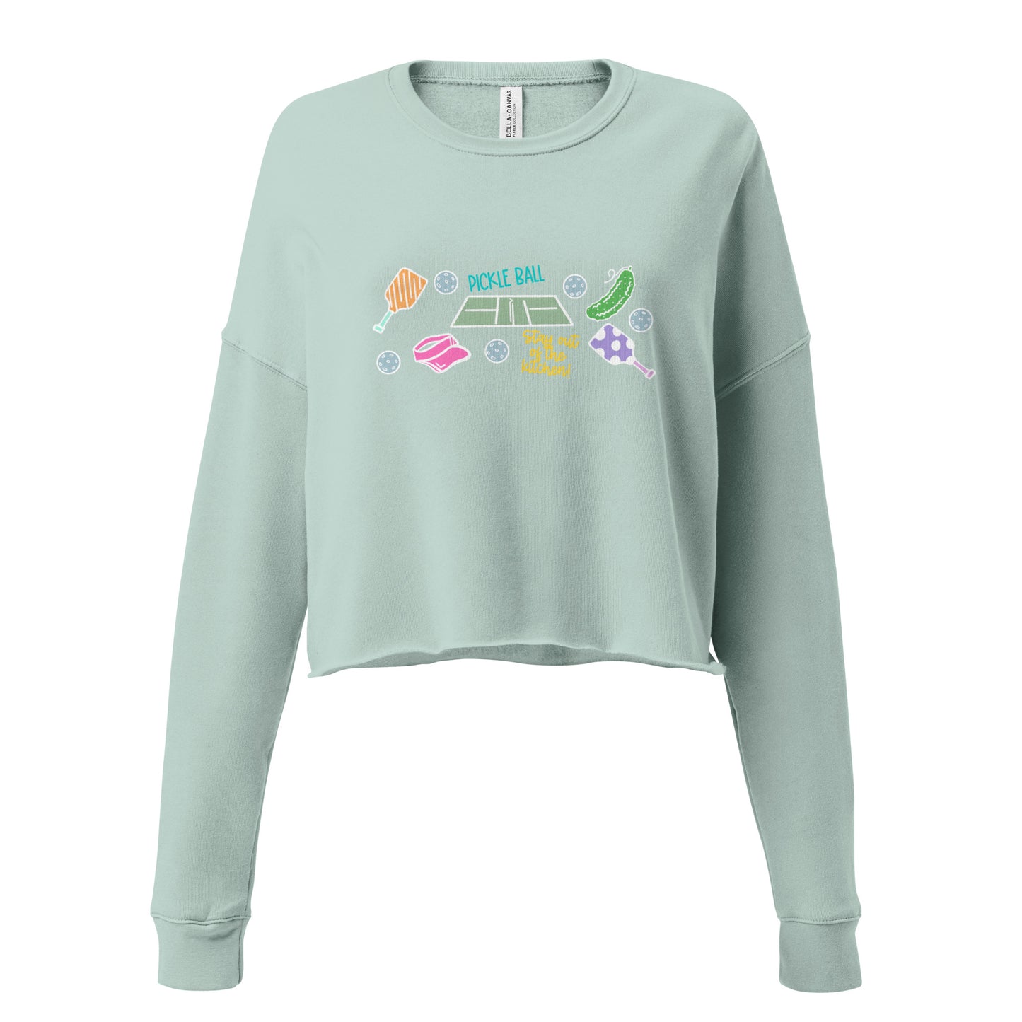 Pickleball Women's Cropped Sweatshirt